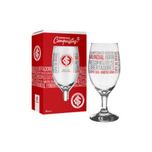 Taca 330 ml cerveja clubes inter titulos ref 12077 JTX Comercio
