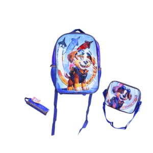 kit mochila costas + estojo + lancheira dog bpd22126 Wincy