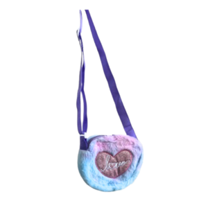 Bolsinha 17x14x4,5cm peluciada infantil ref dv80224 Dcarte