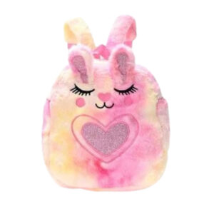 Mochila 27,5x23x7,5cm peluciada infantil ref dv80221 Dcarte