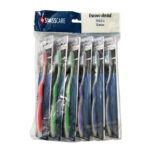 Pacote c/ 12 escova dental adulto swsscare media 5423 BEG Import