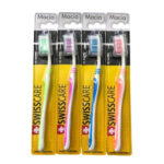 Pacote c/ 12 escova dental adulto swsscare macia 5419 BEG Import