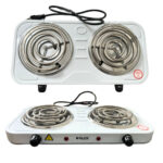 Fogão eletrico portatil mesa 02 bocas 127V ref rj6434 Elite