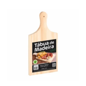 Tabua de corte 14x29cm madeira ref 1-52 Alves