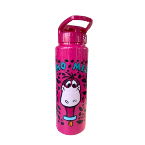 Garrafa 750 ml squeeze rosa dino pintas ref 1028 Bandeirante
