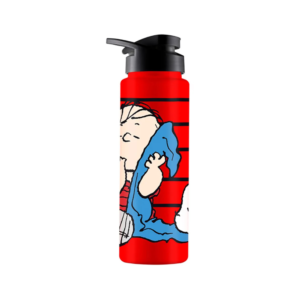 Garrafa 750 ml squeeze vermelha lino e snoopy 1164 Bandeirante
