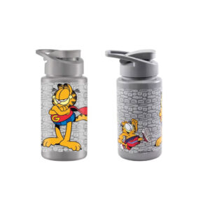Garrafa 500 ml squeeze cinza garfield super ref 5921 Bandeirante