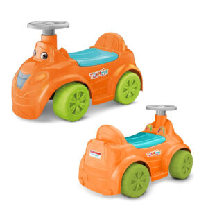 Carrinho de empurrar toymotor laranja ref 156 Roma Jensen