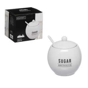 Acucareiro 350ml porcelana manhattan branco acro010/br Etilux