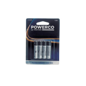 Kit c/ 04 pilhas R03 AAA comum ref plha009 Etilux