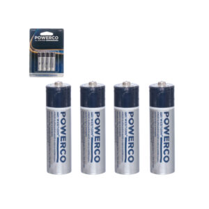 Kit c/ 04 pilhas R6 AA comum ref plha007 Etilux