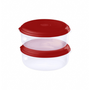 Jogo c/ 02 potes redondo baixo 1,5 lts ref ct-215 Giplas