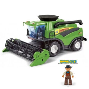Trator colheitadeira fazendeiro verde ref 6150 Poliplac