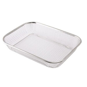 Cesto 29,5x21,7x5,4cm organizador telado inox ret ck7222 Clink