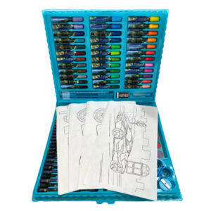 Maleta artistica infantil azul 150pcs pintar ms150b OM Utilidades