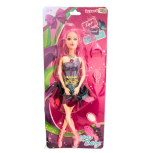 Boneca 30cm bailarina c/ acessoios ms5720 OM Utilidades