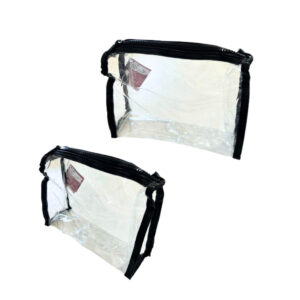 Necessaire 21x15cm plastico transparente ref 9834 Kehome