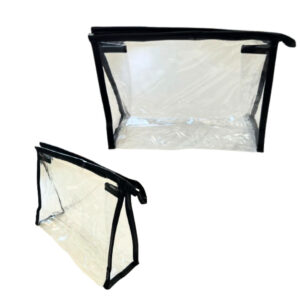 Necessaire 27x20cm plastico transparente ref 9835 Kehome