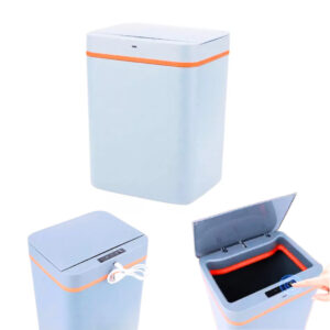 Lixeira 12 lts automatica c/ sensor cabo usb ref 9951 Kehome