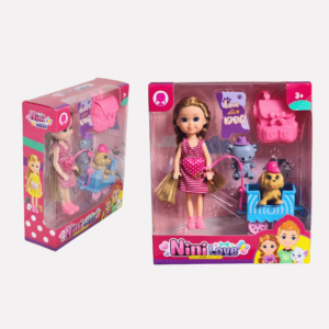 Boneca colecao love dog 14cm c/ acessorios ba13429 New Goods