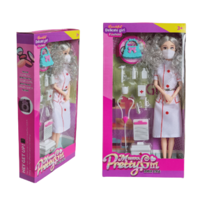 Boneca colecao medica 27cm c/ acessorios ba13646 New Goods