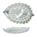 Produto Centro de mesa 41cm vidro folha furtacor ref 70243 K&M Import