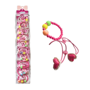 Cartela c/ 10 kit pulseira/elastico inf 6261 Lucio Armarinhos