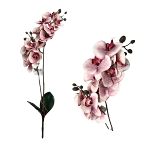 Galho flor artificial 56cm orquidea lavanda ref 50276031 Grillo