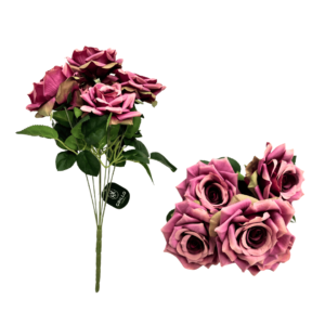 Buque flor artificial 42cm rosa lavanda ref 54547031 Grillo