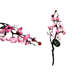 Galho artificial 38cm pessegueiro rosa ref 55390018 Grillo