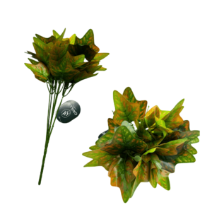 Buque flor artificial 34cm folhas verdes M7 ref 58037574 Grillo