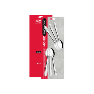 Kit c/ 06 colheres cafezinho inox moniz 1701/6 Simonaggio