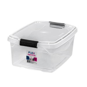 Organizador 6,0 lts retangular tampa trava ref sr901/555 Sanremo