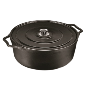 Cacarola 32 ferro 8,5 lts c/ tampa metal ref 236 Mineira