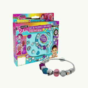 Kit beleza infantil pulseira e berloques ref mk24 Macro