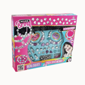 Kit beleza infantil pulseiras e berloques ref mk27 Macro