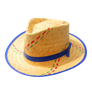 Chapeu de palha adulto social listao ref 036 Jangadeiro