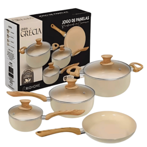 Conj panelas 04 pcs revetimento ceramico grecia pan011 Rio Home