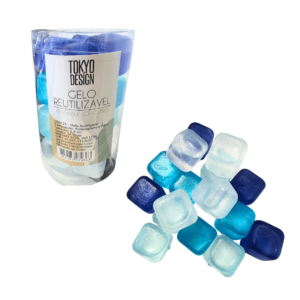 Pote c/ 16 cubos de gelo artificial ref ud0126 Multiart