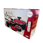 Conj panelas 05 pcs antiaderente class inducao zun1446 Zein