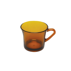 Xicara 180ml vidro ambar s/ pires ref upp05a V Madalozzo