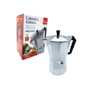 Cafeteira italiana 09 xicaras aluminio ref cze08011 Rio de Ouro