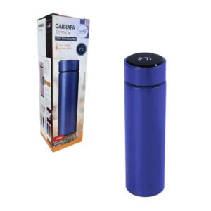 Garrafa termica 360ml inox c/display temperatura 12487 Imporiente