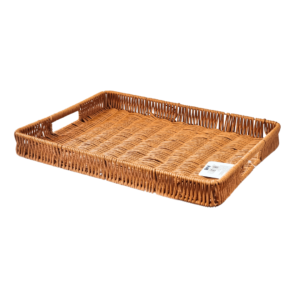 Bandeja 39,5x30x4,5cm retangular trancada pvc ref f0186 FWB