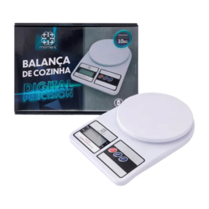 Balanca de cozinha 10kg plastico ref cb4513 C3B Comercio