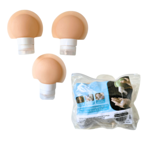 Kit c/ 03 fascos 60ml silicone p/ viagem ref cb4515 C3B Comercio
