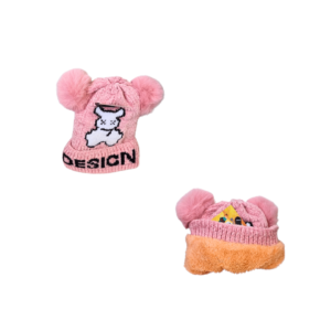 Touca infantil peluciada ursinho ref rjc4980 Elite