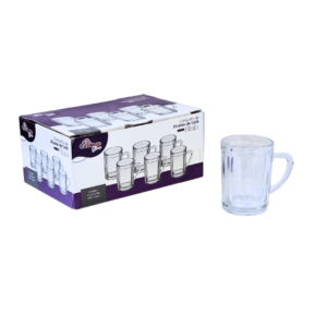 Jogo c/ 06 xicaras 95ml cafe vidro biala ref 18162 Inga Import