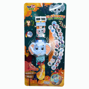 Brinquedo relogio infantil elefante da hora ref top2090 Maxi Bras