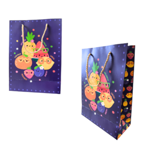 Sacola de papel 19,4x8,6x27cm p/ presente ref sac0124 Multiart